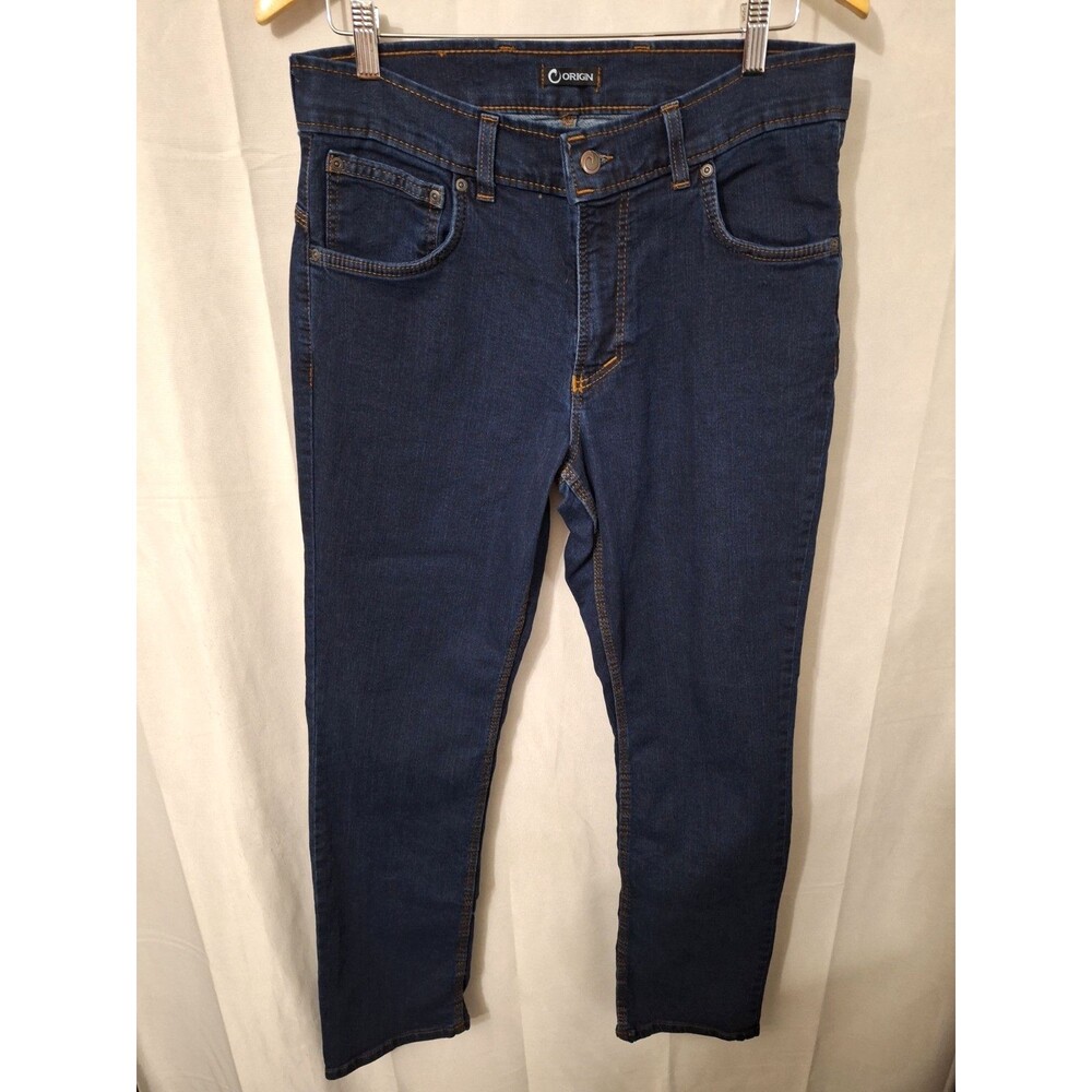 Origin Jeans Men's 30x30 Relaxed Fit Stretch Blue Denim Workwear Cowboy Grunge
